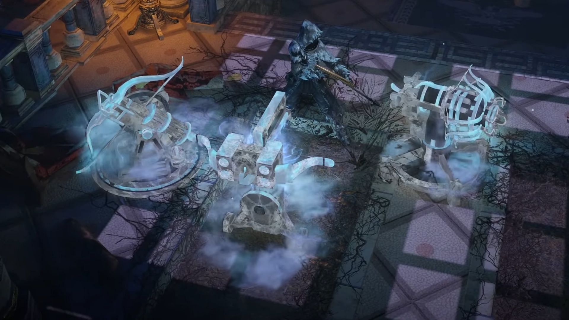 Let the totems deal with the boss (Image via Grinding Gear Games)